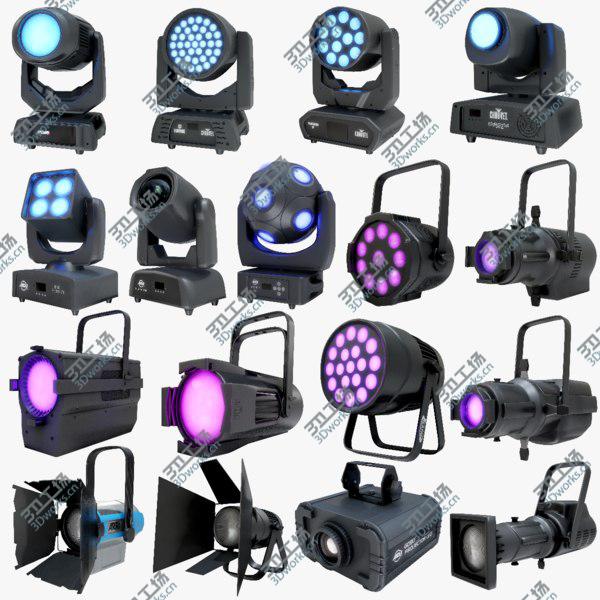 images/goods_img/20210312/X17 PBR Digital Spot Lights Mega Pack 3D model/1.jpg